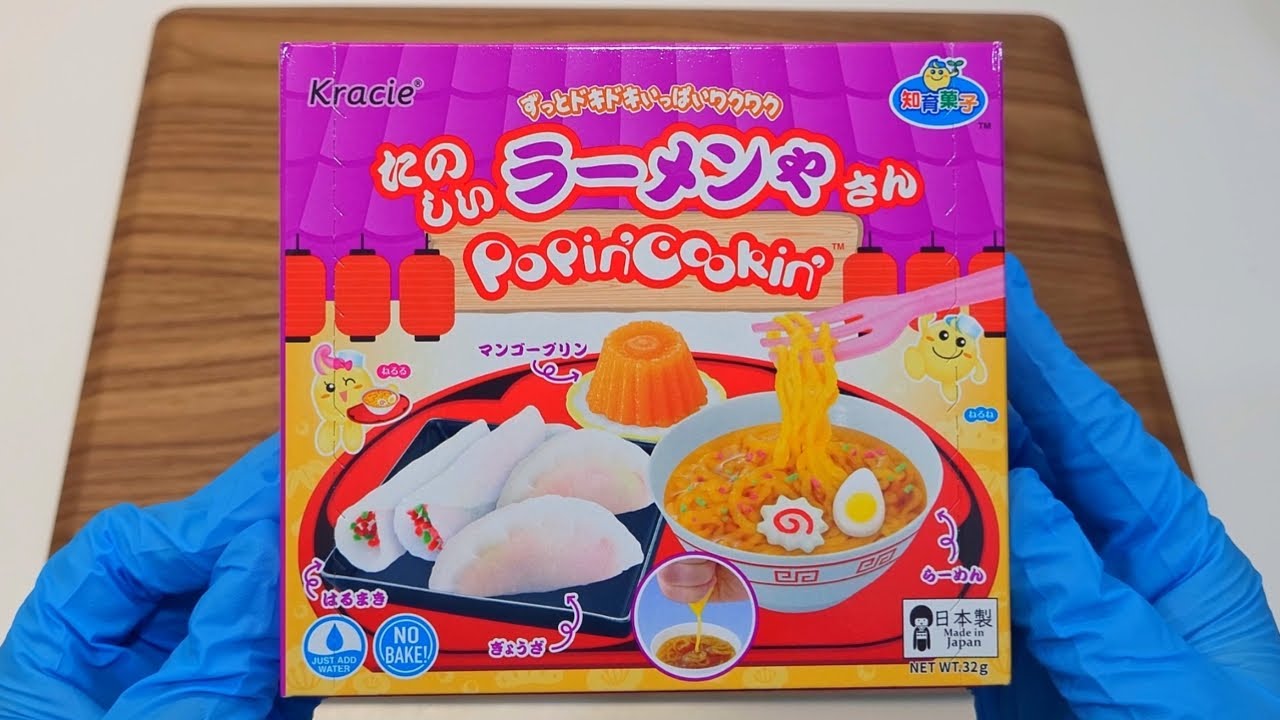 UNBOX FOOD 😋 RAMEN Popin Cookin the Japanese Candy Cooking Kits