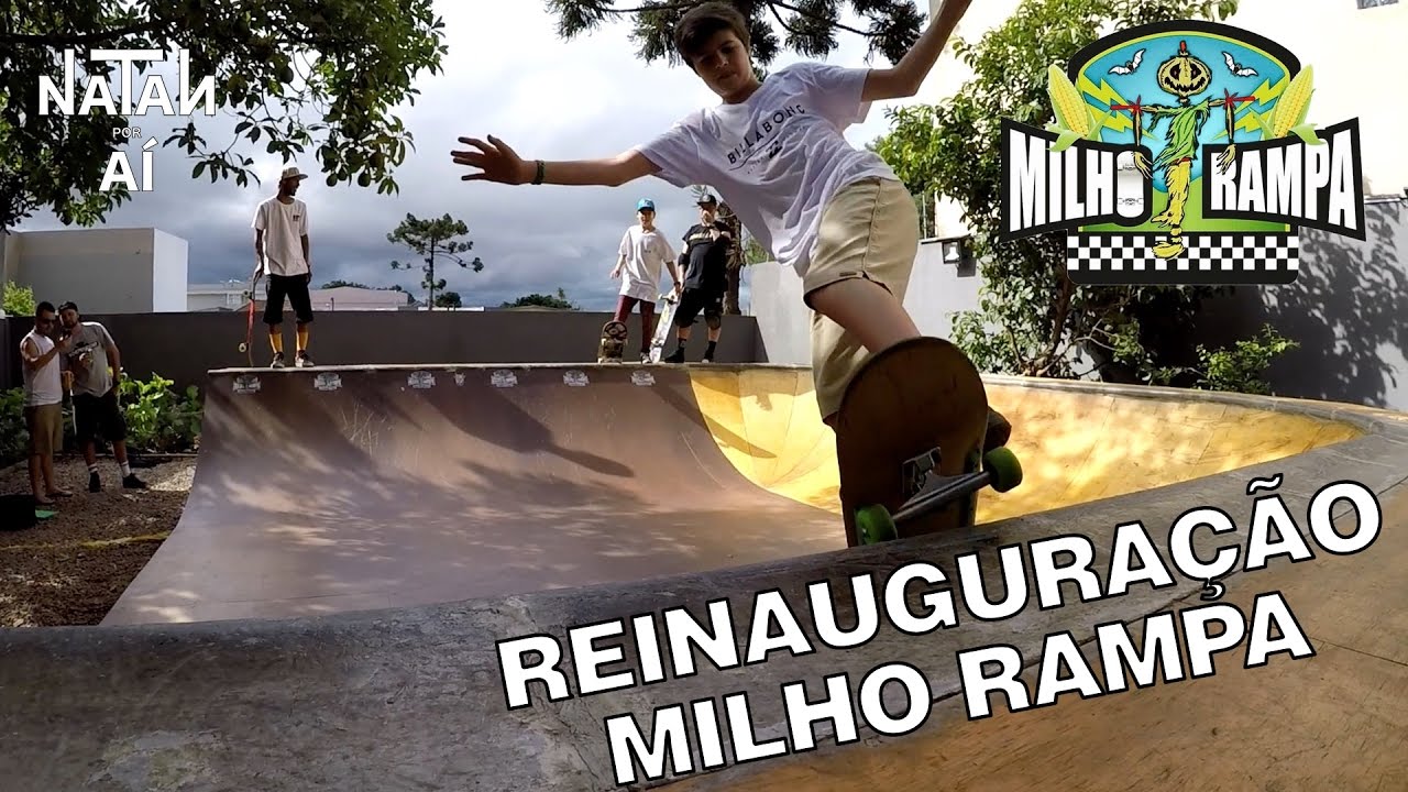 FOMOS NA MILHO RAMPA E OLHA O QUE DEU!