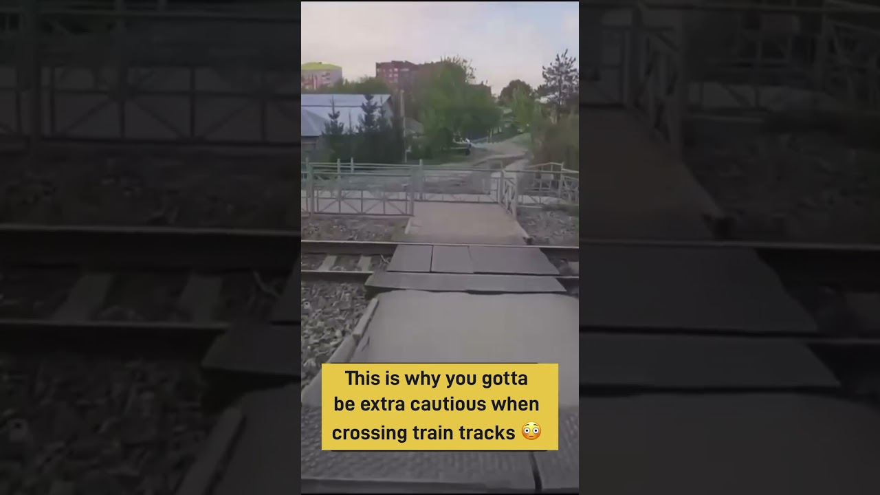 Why Train Tracks are Dangerous 🚂 #shorts