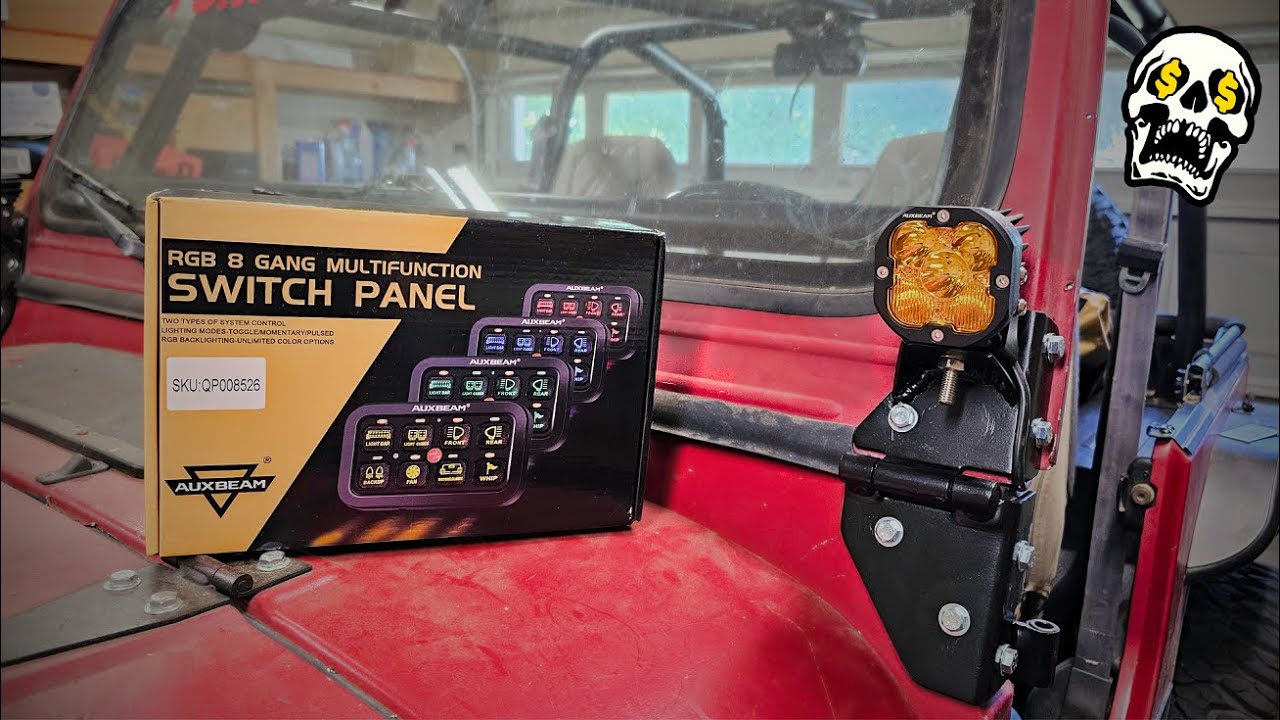 Auxbeam RGB Switch Panel & Pod Lights | Unboxing and Install