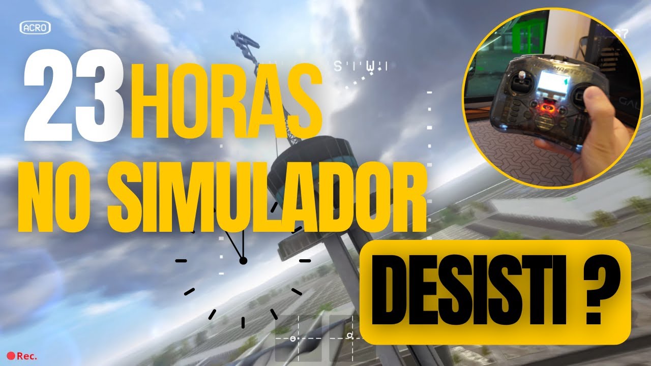 Não desista do FPV | Como fiquei após 23 horas no simulador Liftoff - RadioMaster Pocket #fpv