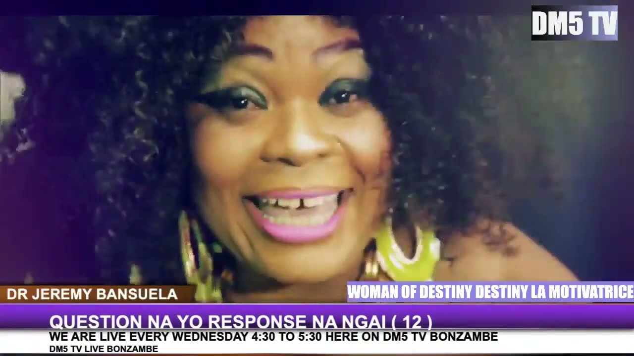 LA MOTIVATRICE COACH RECOIT LE DR JEREMY BANSUELA  QUESTION YO REPONSE NA NGAI