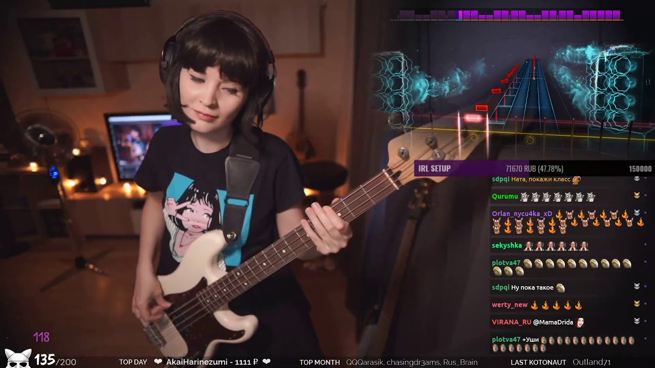 Король и Шут - Кукла Колдуна (Bass Cover by Natalie_Moore)