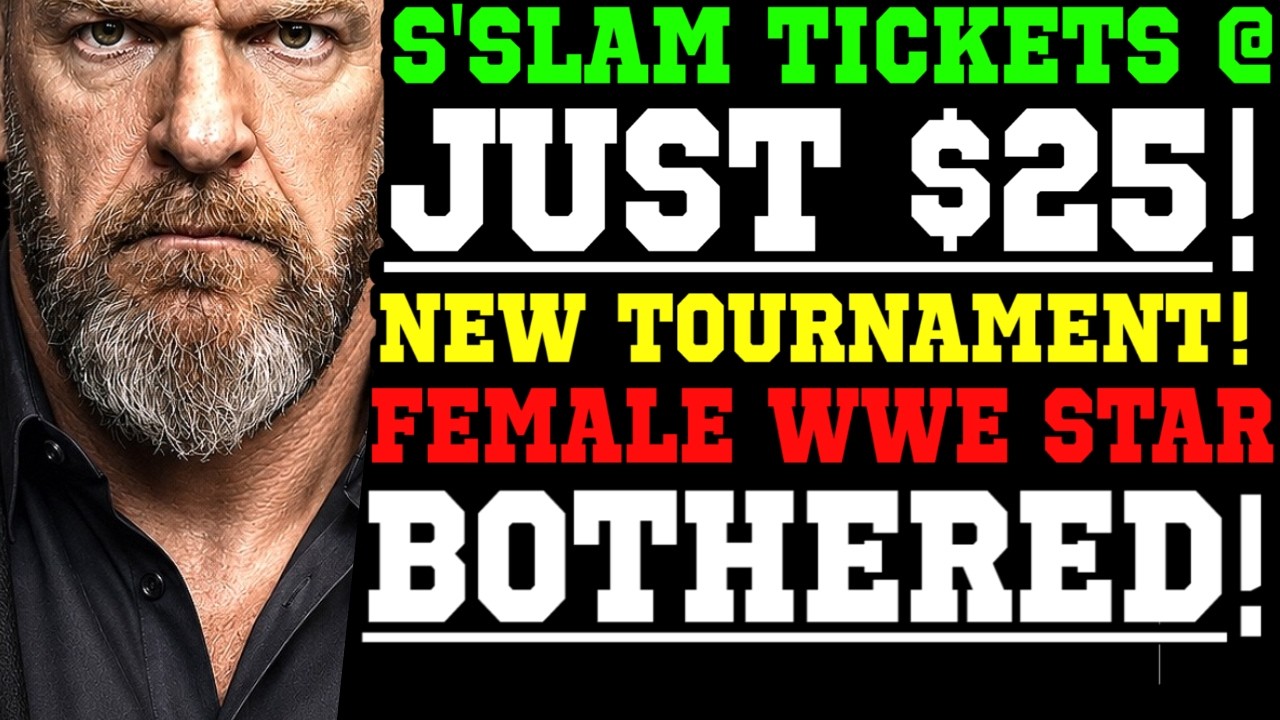 WWE News! SummerSlam Ticket Prices Slashed To $25! Fans Harass WWE Star! New Tournament Announced