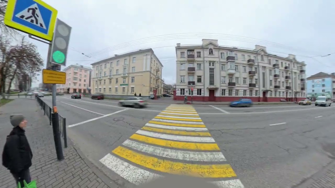 #Гомель Карповича - Подгорная ул. #HyperLapse #Gomel 4k