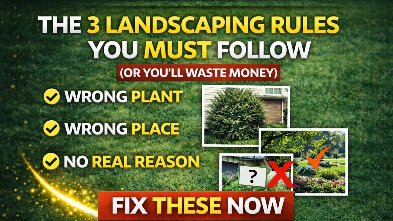 The 3 Landscaping Rules You MUST Follow (Or You&rsquo;ll Waste Money)