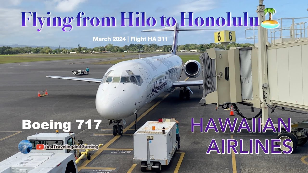 [4K] Flying Hawaiian Airlines from Hilo to Honolulu!🏝️ | March 2024 #hawaiianairlines