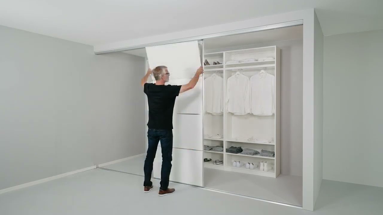 SKYTTA sliding doors system - How to install the doors and panels
