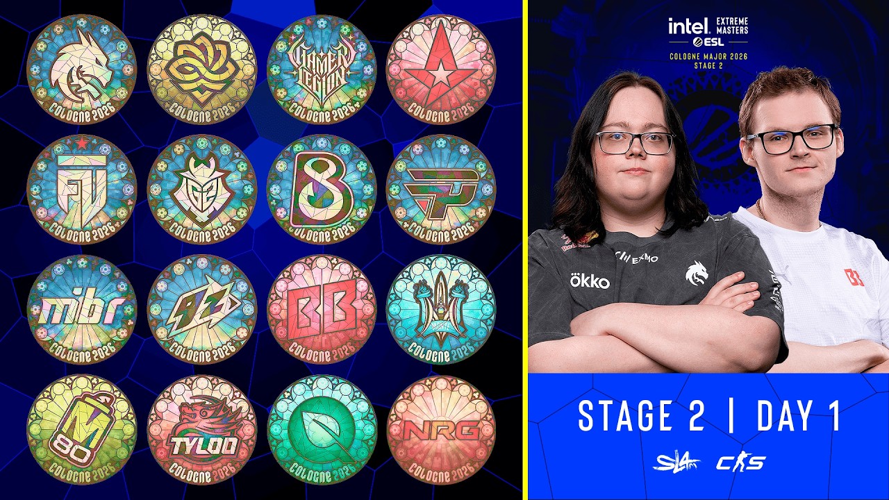 (RU) BB vs. GamerLegion | КРИВОЙ ЭФИР | IEM Cologne Major 2026 Stage 2 | Day 1