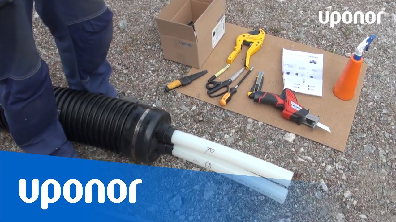 Uponor Ecoflex – Installation av ändskydd