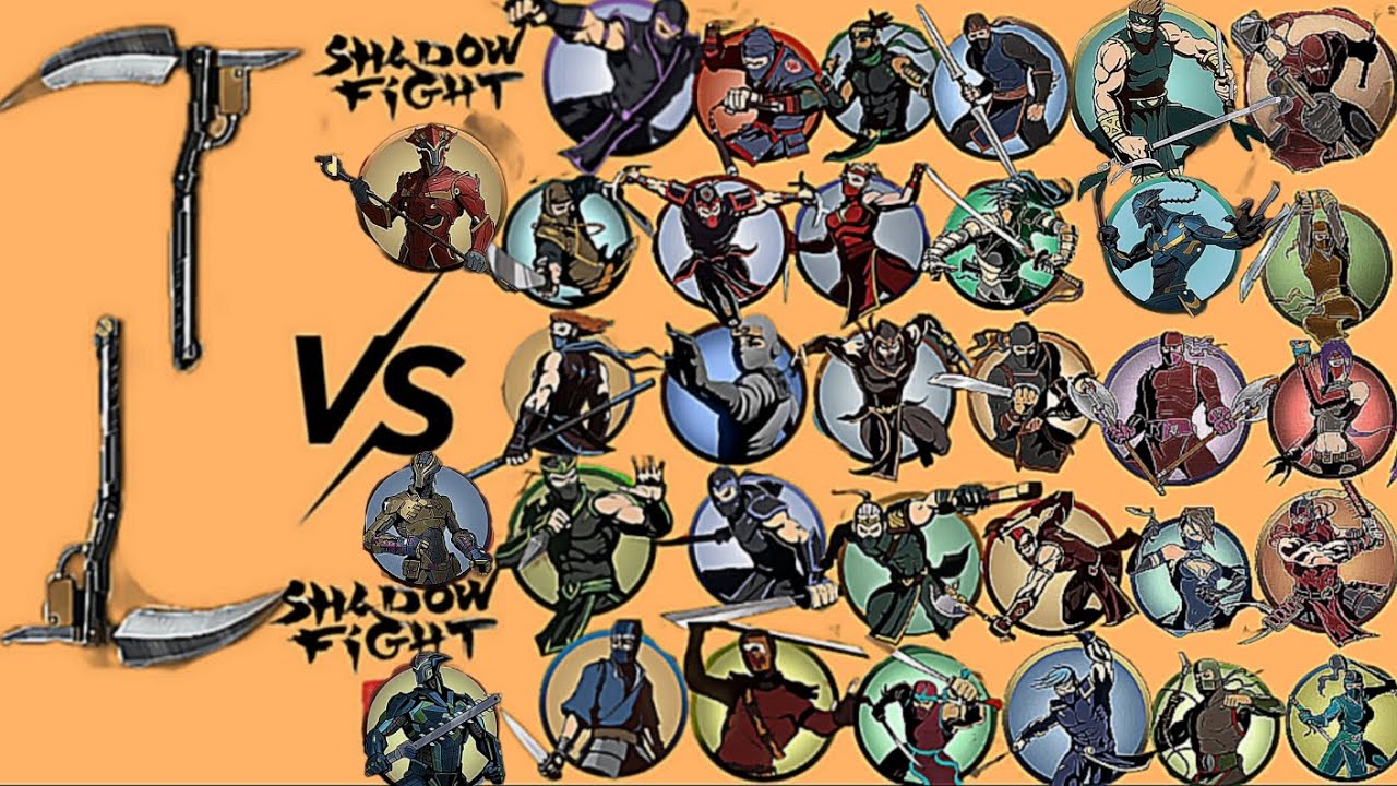 Mowers VS Every Survivor Character in Shadow Fight 2 
