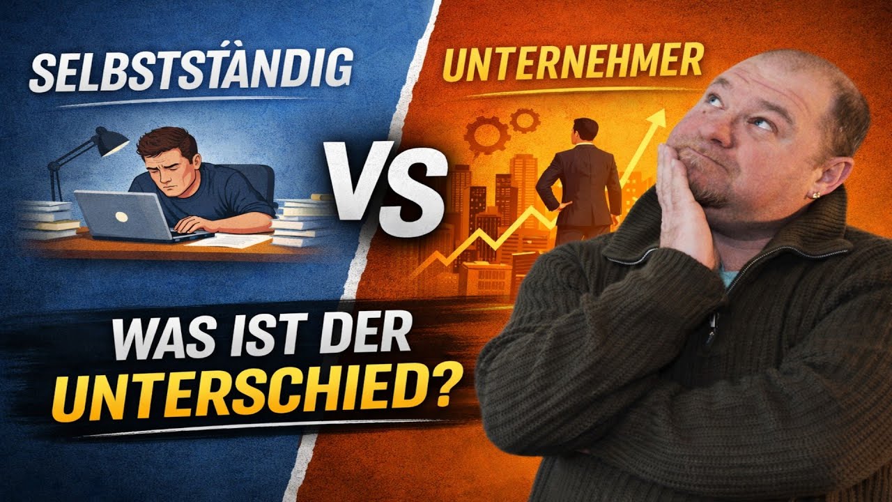 Selbstständig oder Unternehmer der entscheidende Unterschied #Unternehmer #Selbstständig #mindset