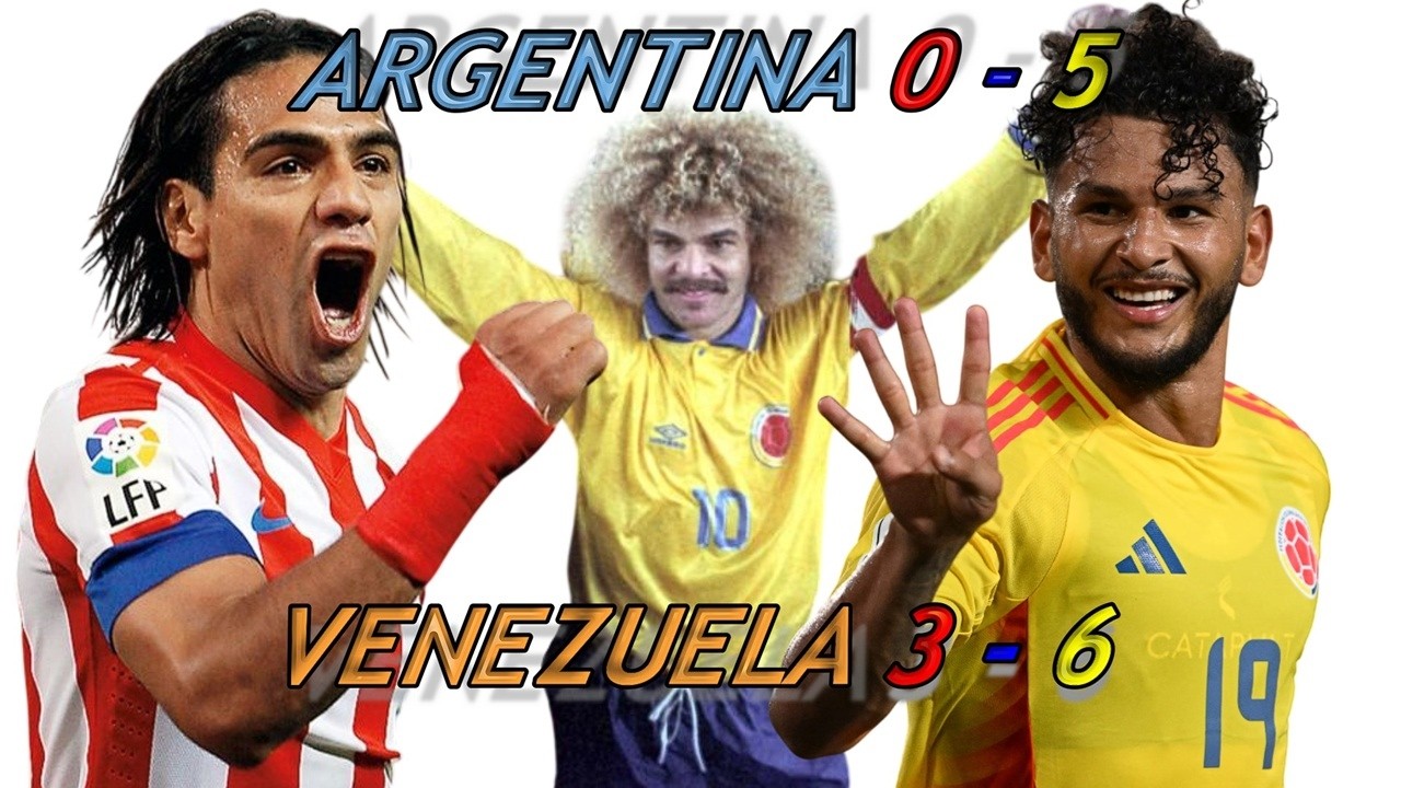 La MENTIRA del 5-0 y los 4 Goles de Luis Suárez | Mundial 2026 Venezuela 3-6 Colombia 5-0 Argentina
