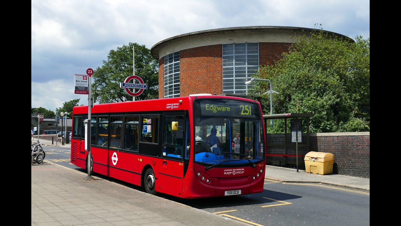 London Buses - Route 251 from Edgware to Arnos Grove