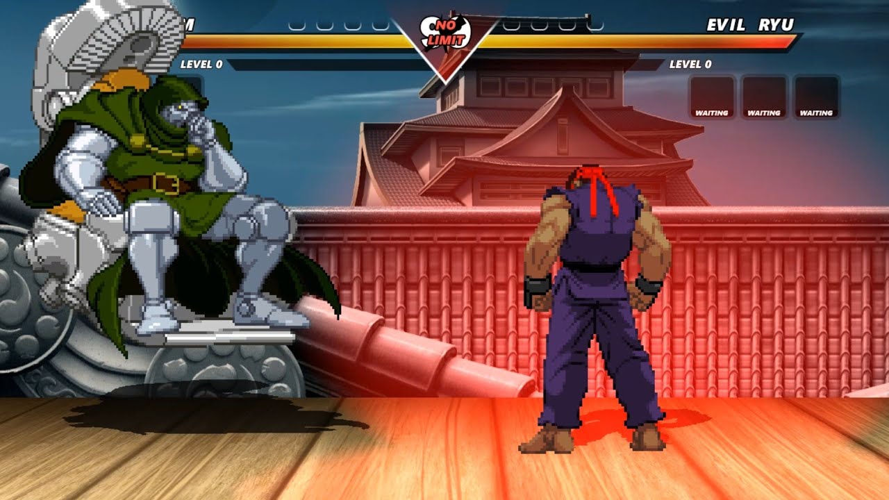 DR. DOOM vs EVIL RYU - High level insane fight❗