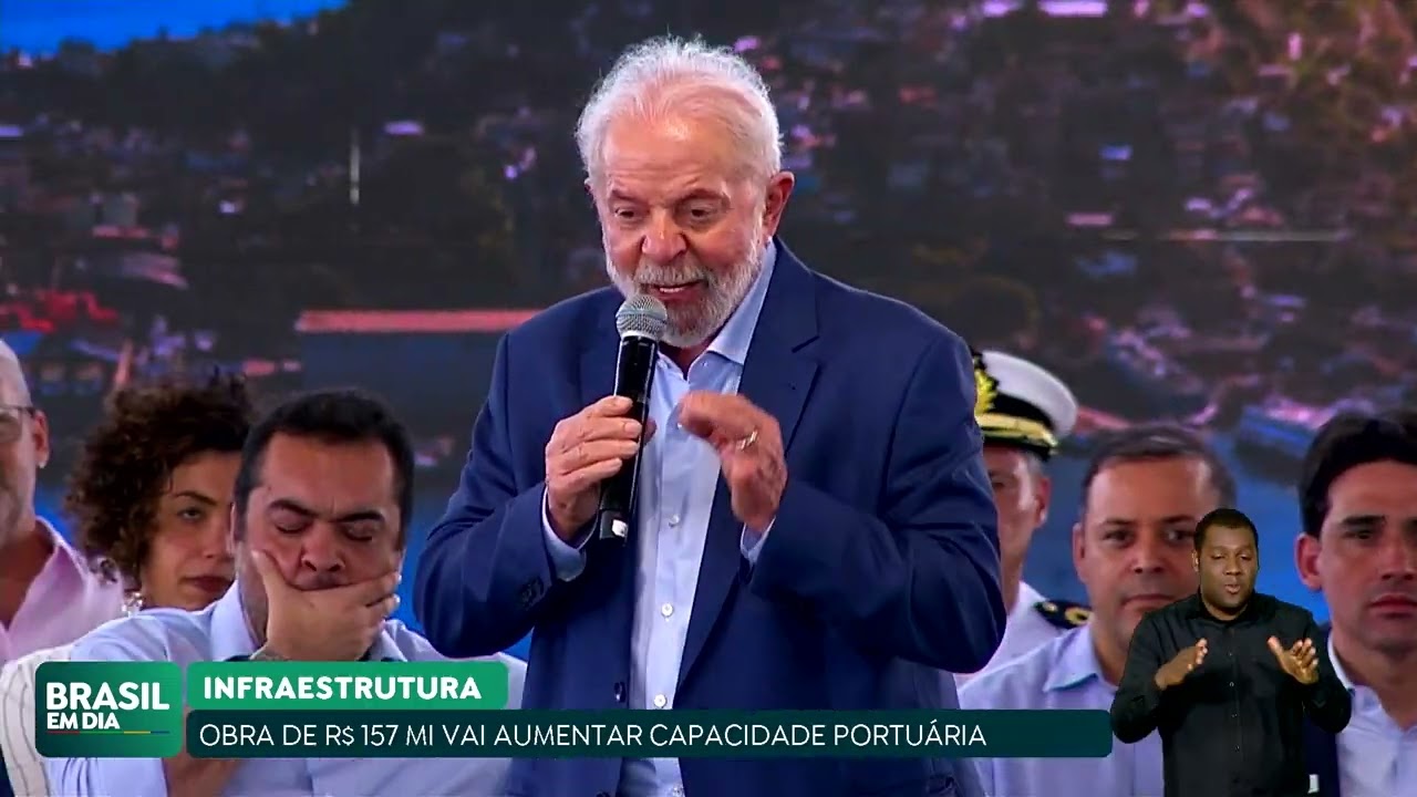 LULA ANUNCIA NO RIO INÍCIO DAS OBRAS DE DRAGAGEM DO CANAL DE SÃO LOURENÇO, EM NITERÓI (RJ)