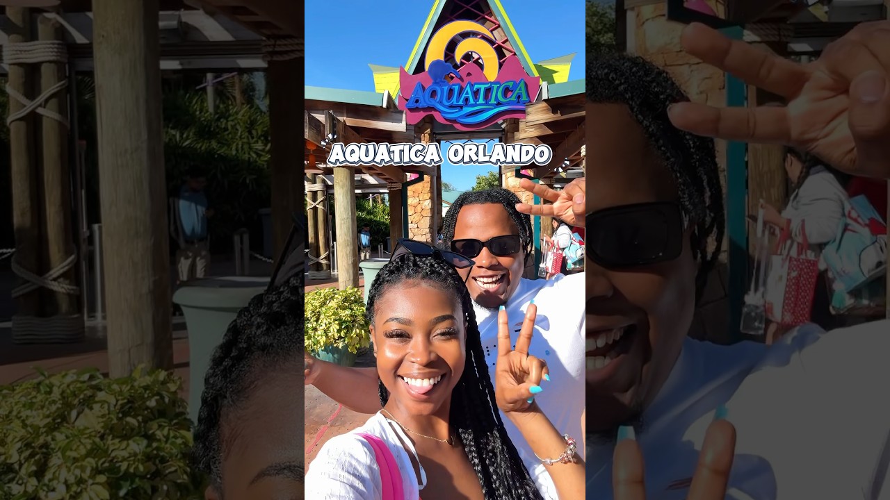 Aquatica Orlando Vlog! Our first time experience! ☀️💦 We had a blast! 🤣😭 #springbreak #waterpark