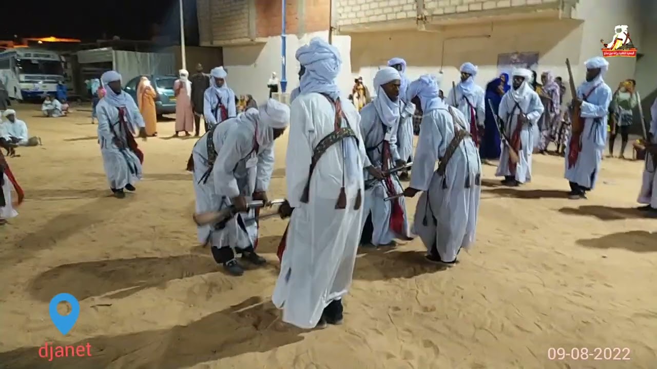 رقصة البارود | زلواز ولاية جانت #الجمعية الثقافية برزانة عين صالح #سبيبا 2022
