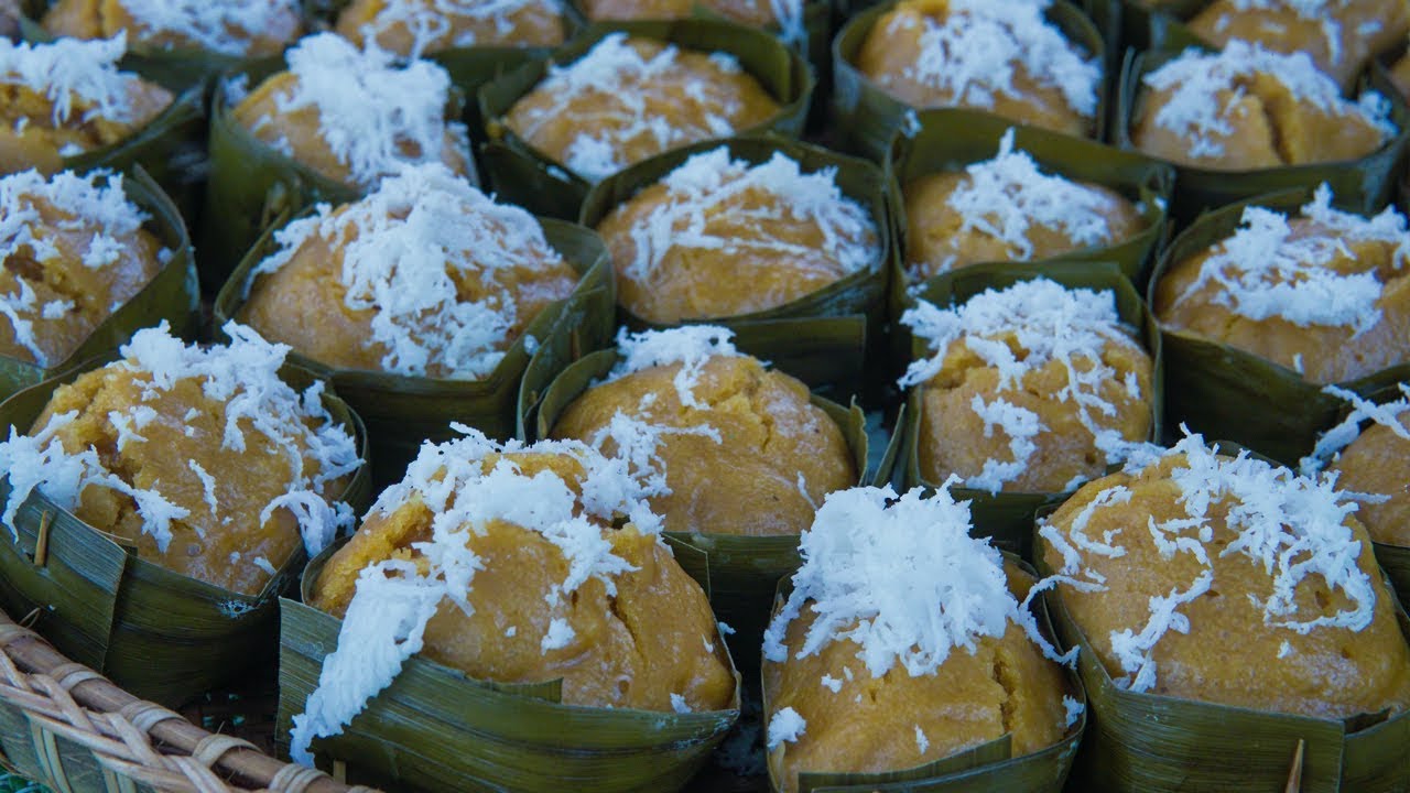 Toddy Palm Cake with Palm Sugar and Coconut Recipe