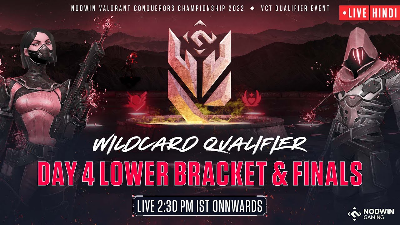 VCC 2022 - WATCHPARTY 😎 | India WildCard Qualifier Day 4  -  LOWER BRACKET & FINALS