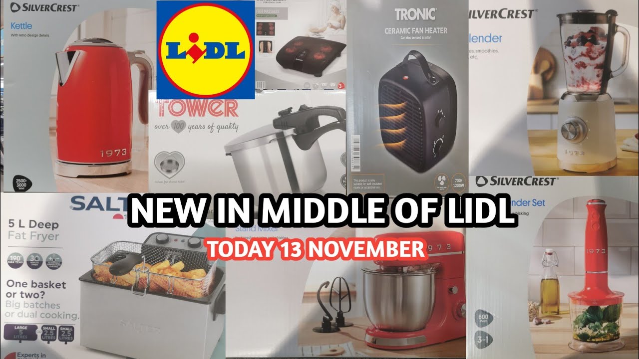NEW IN MIDDLE OF LIDL TODAY THURSDAY 13 NOVEMBER/SHOP WITH ME/LIDL UK
