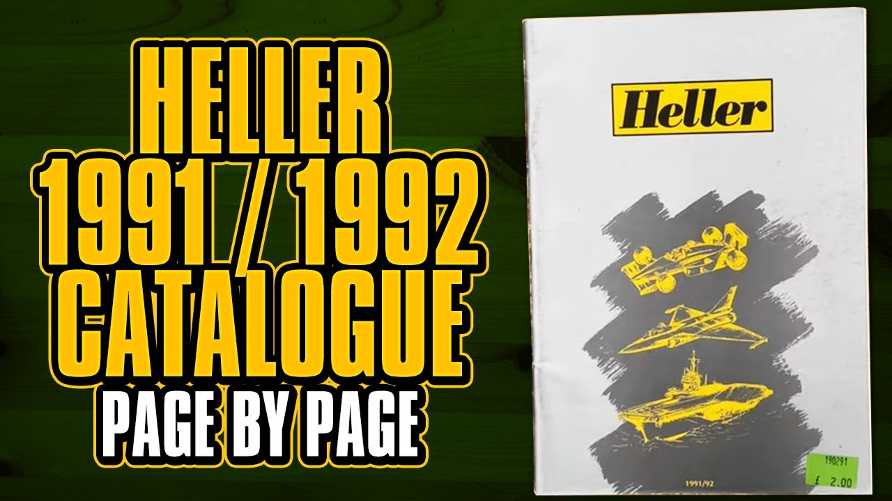 Heller Catalogue 1991 Page by Page (1992 Vintage Scale Model Catalog)