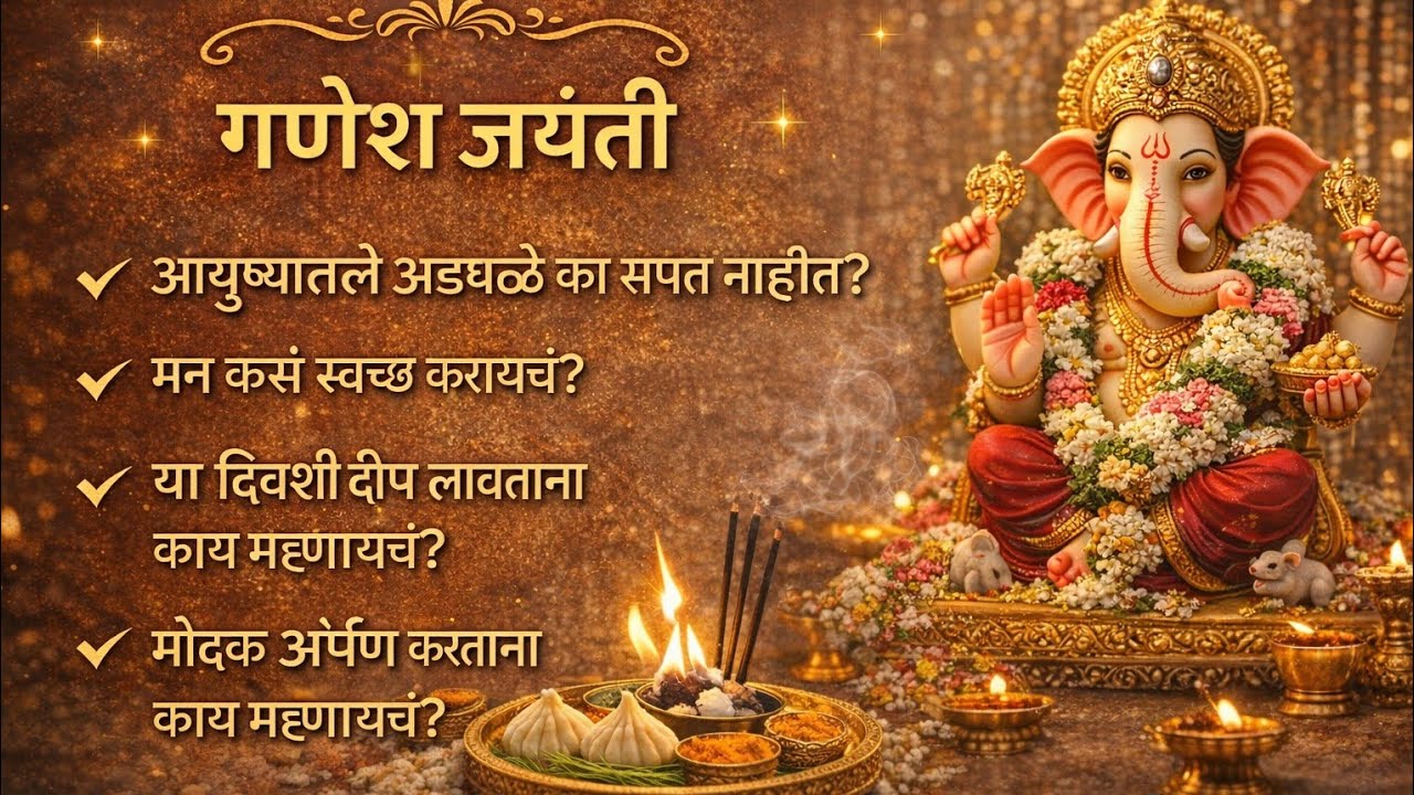 #गणेश जयंती#कशी साजरी करावी#गणपती बाप्पा मोरया 