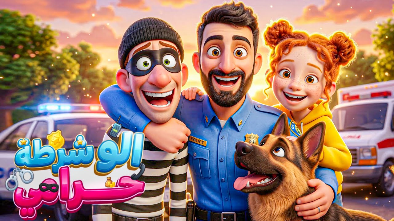 الو الو الو 🚨 يا شرطة تعالوا بسرعة!! 🚓🔥 (أغنية الأطفال الجديدة)