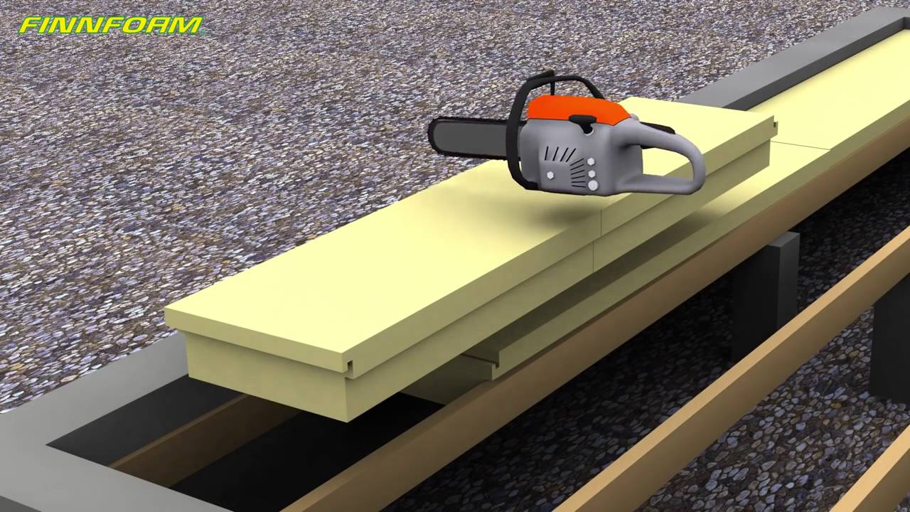 Finnfoam pogrindžio izoliacija su FI K600 ir FL K600