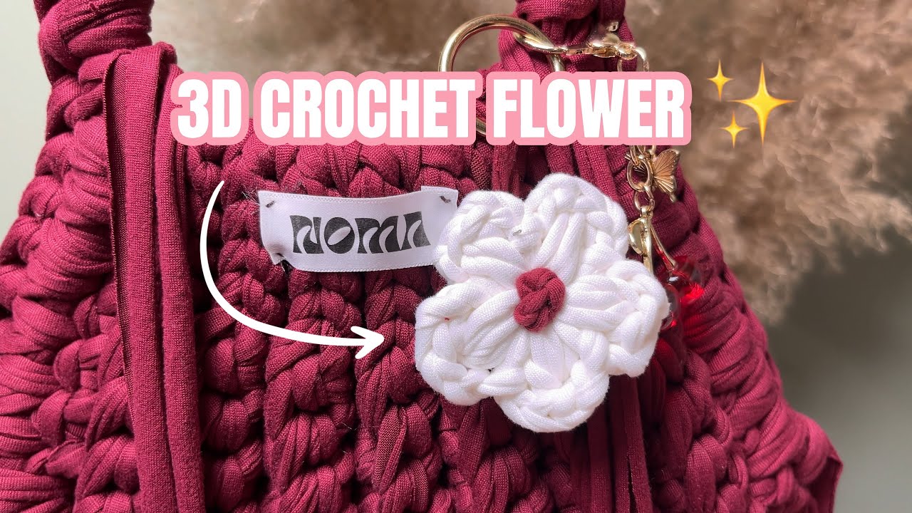 This 3D Crochet Flower is SO EASY 🌸 Puff Stitch Tutorial (Beginner Friendly!)