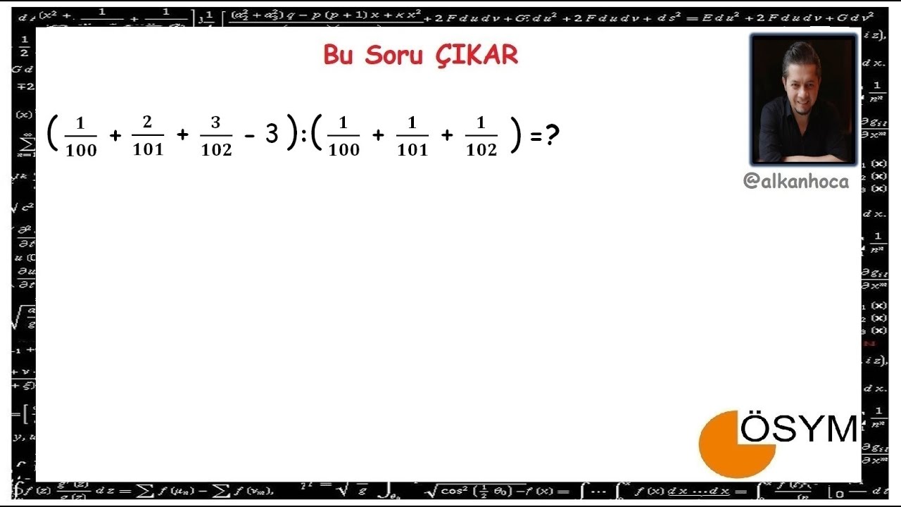 Bu soru Tiplerine Dikkat TYT - AYT Ortak Konular (Pratik Bilgiler)