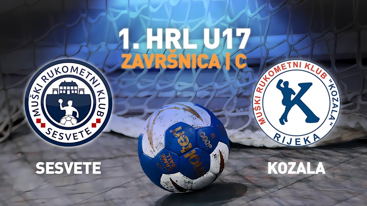Sesvete vs Kozala | 2. kolo | 1.HRL U17 - Muški (Završnica | Skupina A)