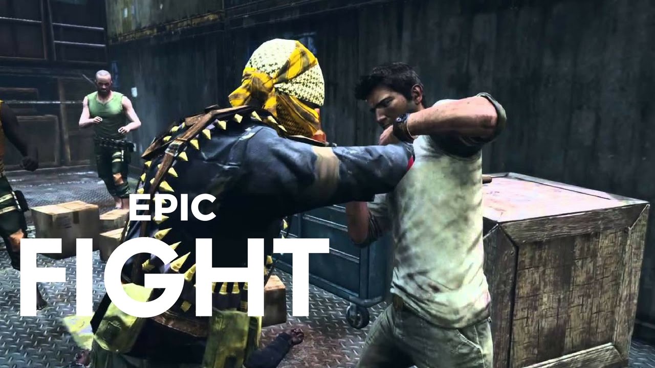 Uncharted: 3 Chase and fight scene