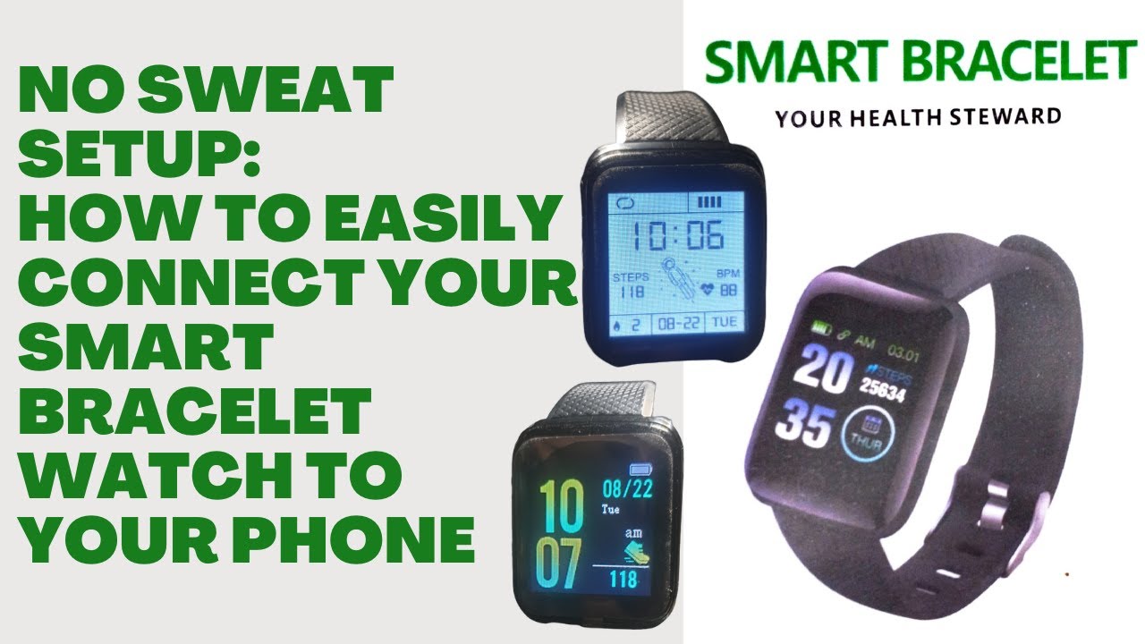 How to Connect Your Smart Bracelet Watch to Your Phone: Easy Setup Guide #SmartBraceclet #AliExpress