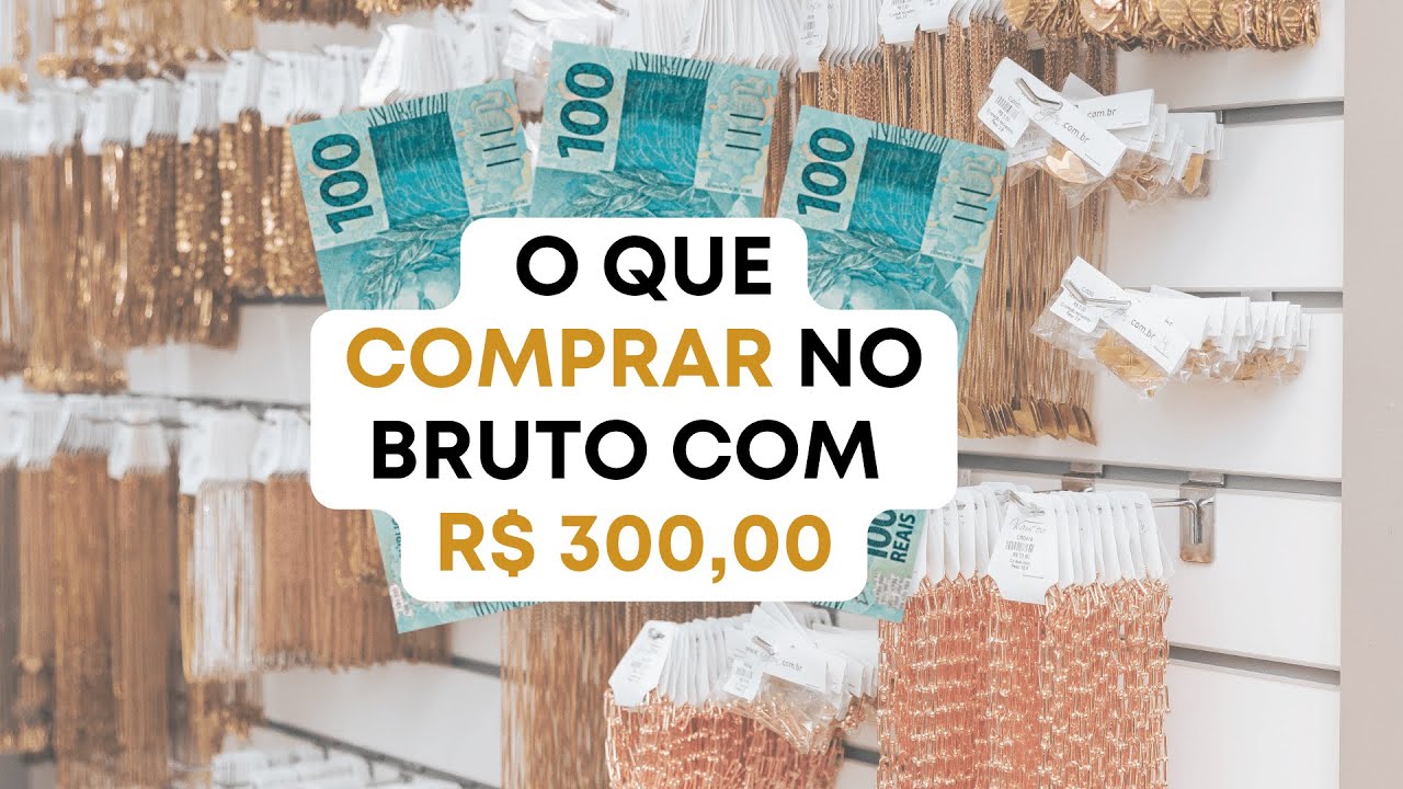 O que comprar com R$ 300 reais em uma loja de semijoias no bruto