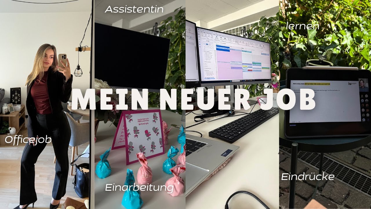 MEIN NEUER JOB I Erste Eindrücke, Office Job, Büro Outfits, Campus Tüte, Fernuni