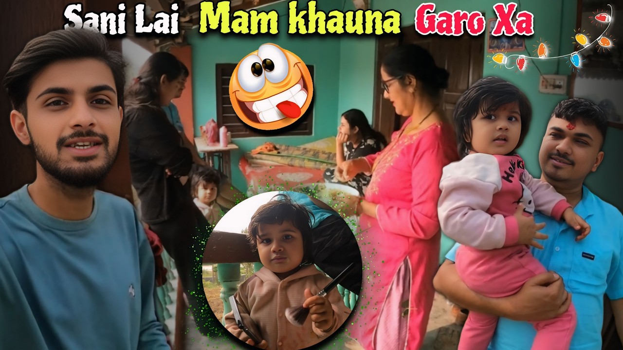 Sani Lai Mam Khauna Garo Xa 🙄 5 Jana Lea Ni Sakeyna 🤗 ||Sagar Vlog|| @SagarVlog-S 
