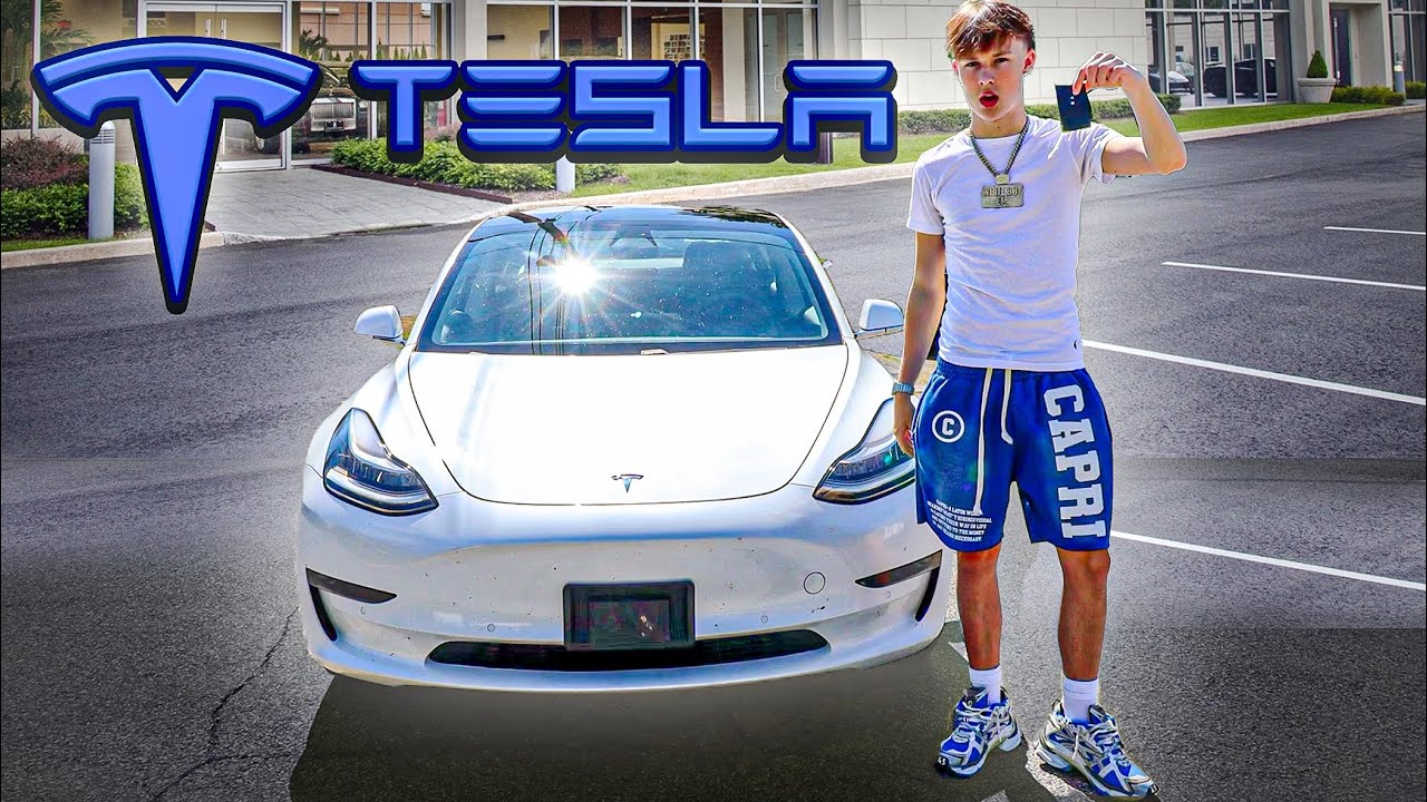 Buying My Dream Car At 16! (Tesla Model 3)