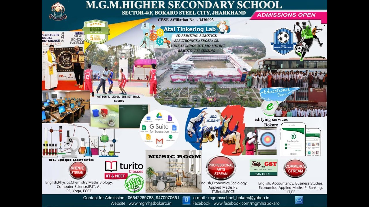 Best School In Bokaro-MGM HIGHER SECONDARY SCHOOL, BOKARO
