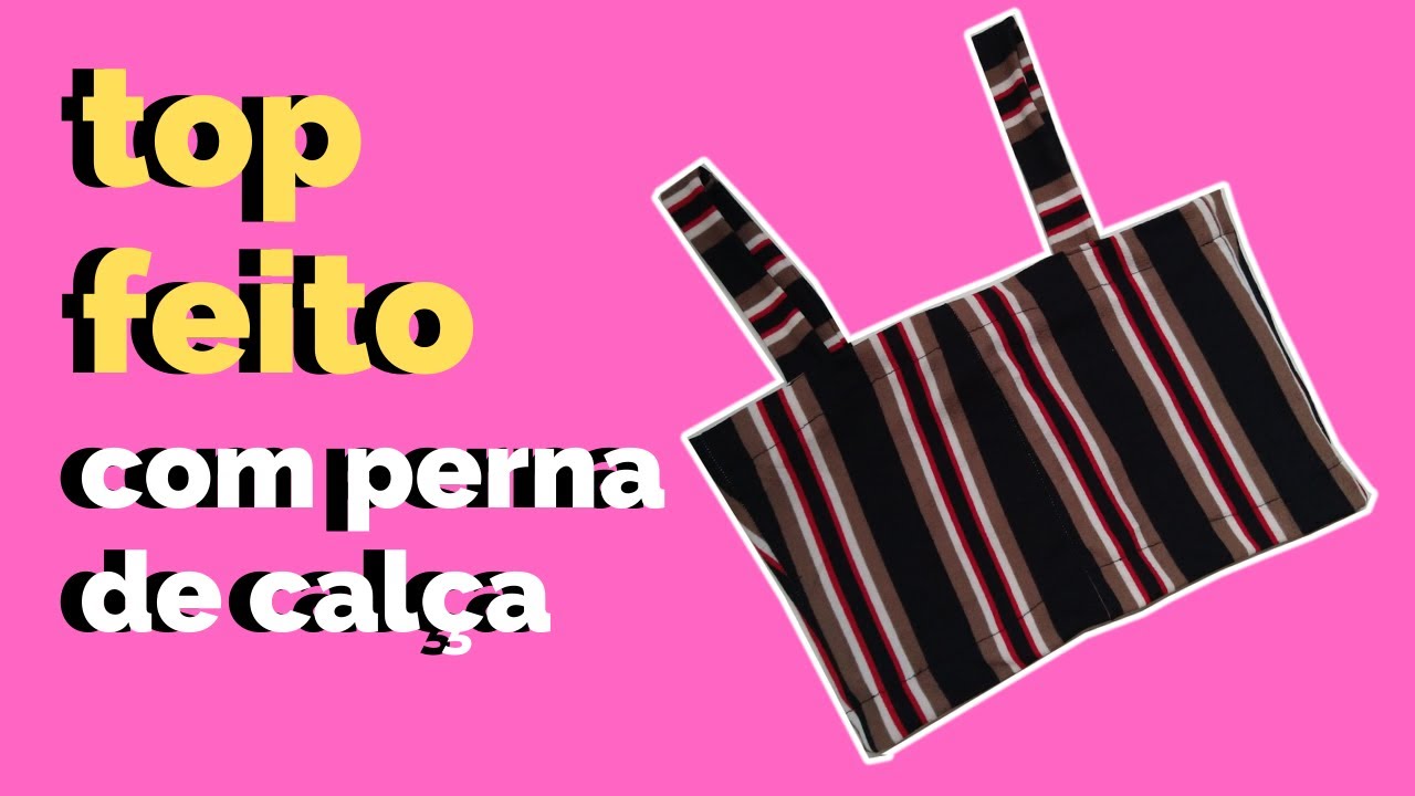 [diy] cropped top feito com perna de calça