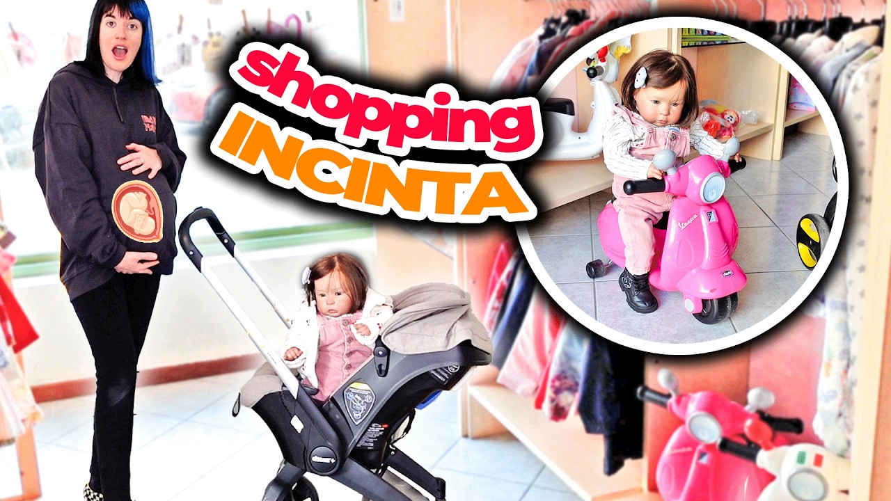 Ep. 7 ULTIMO SHOPPING da INCINTA 🤰per la NUOVA SORELLINA con Mati Reborn Toddler! HAUL alla fine 😱🛍️