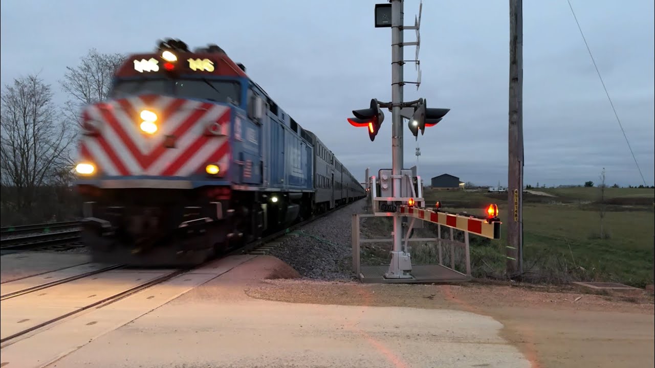 A Very Weird Complete Metra Evening Rush Hour At La Fox On November 22, 2024