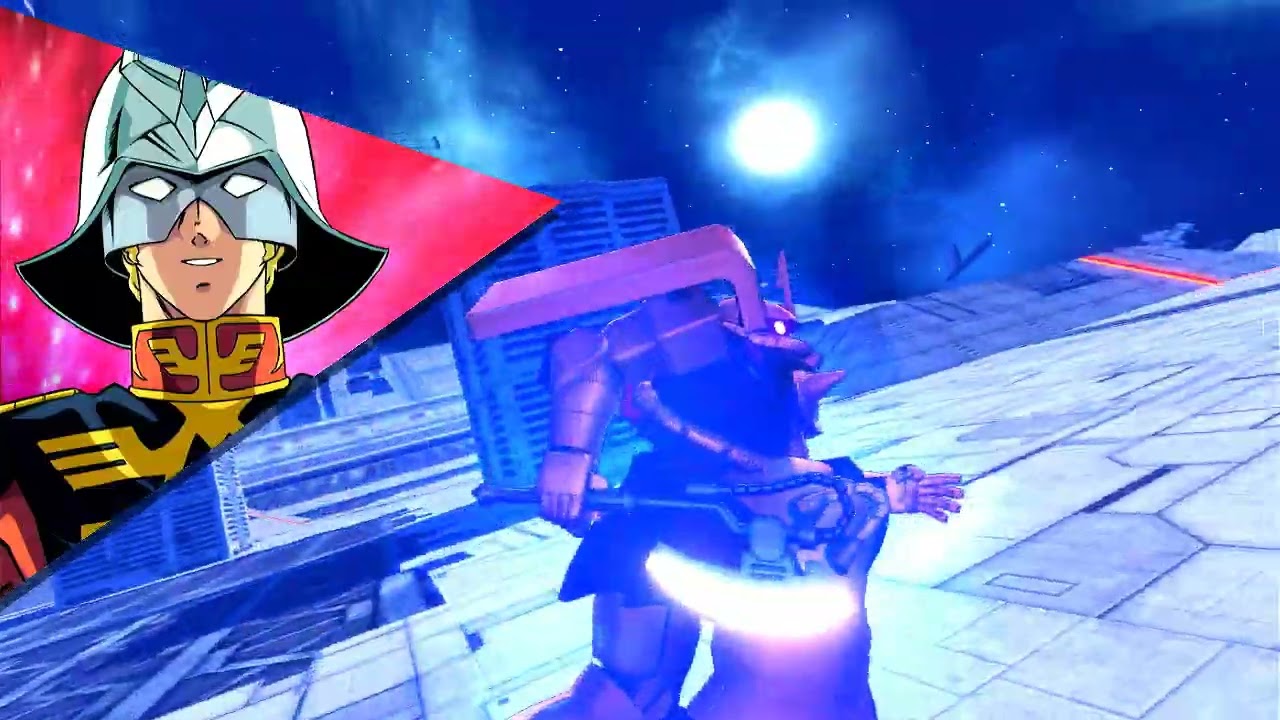 (PS3) GUNDAM EXTREME VS FULL BOOST Gameplay: The Red Comet vs The Crimson Lightning
