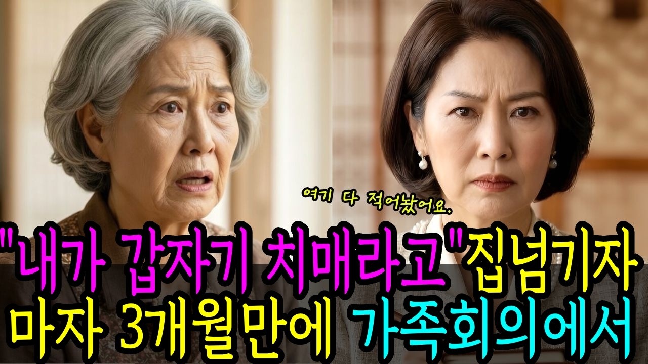 집 넘기자마자 