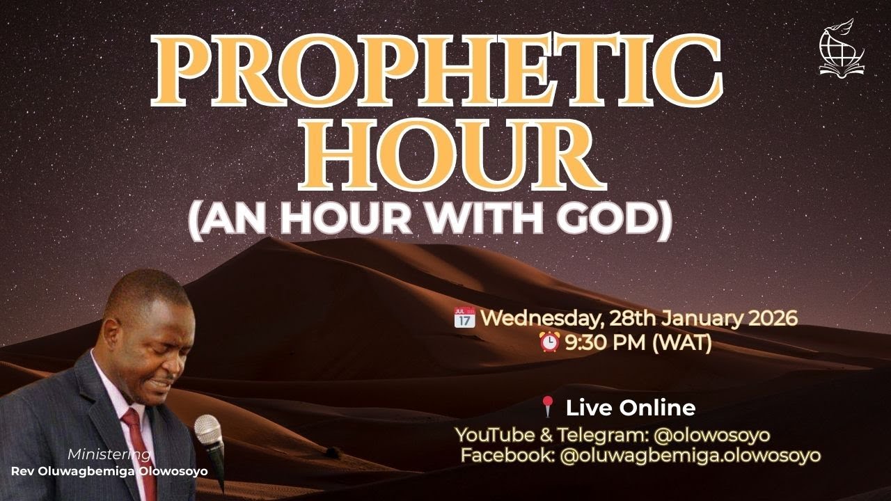 An Hour with God: The Error of Man-Centred Ministry|| 280126|| Rev Oluwagbemiga Olowosoyo
