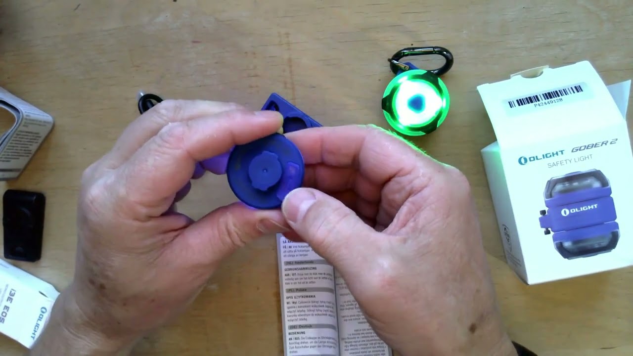 Unpacking Olight Gober Mk2 - Safety Light 