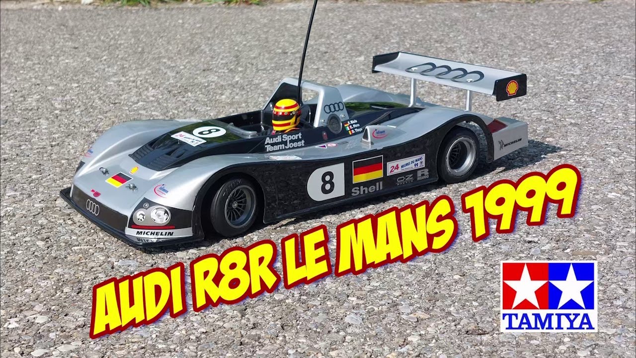 🔧 Tamiya Audi R8R Le Mans 1999 build & shakedown 🏁