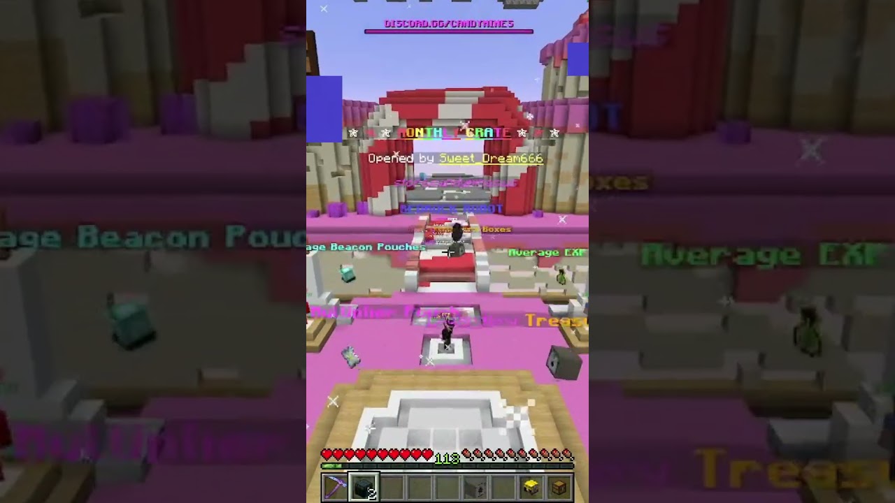 I just love the monthly crates animation in Minecraft lol