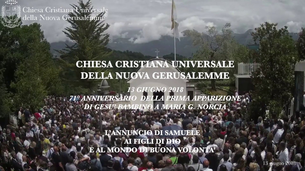 13/06/18  Annuncio di Samuele, Festa di Gesù Bambino