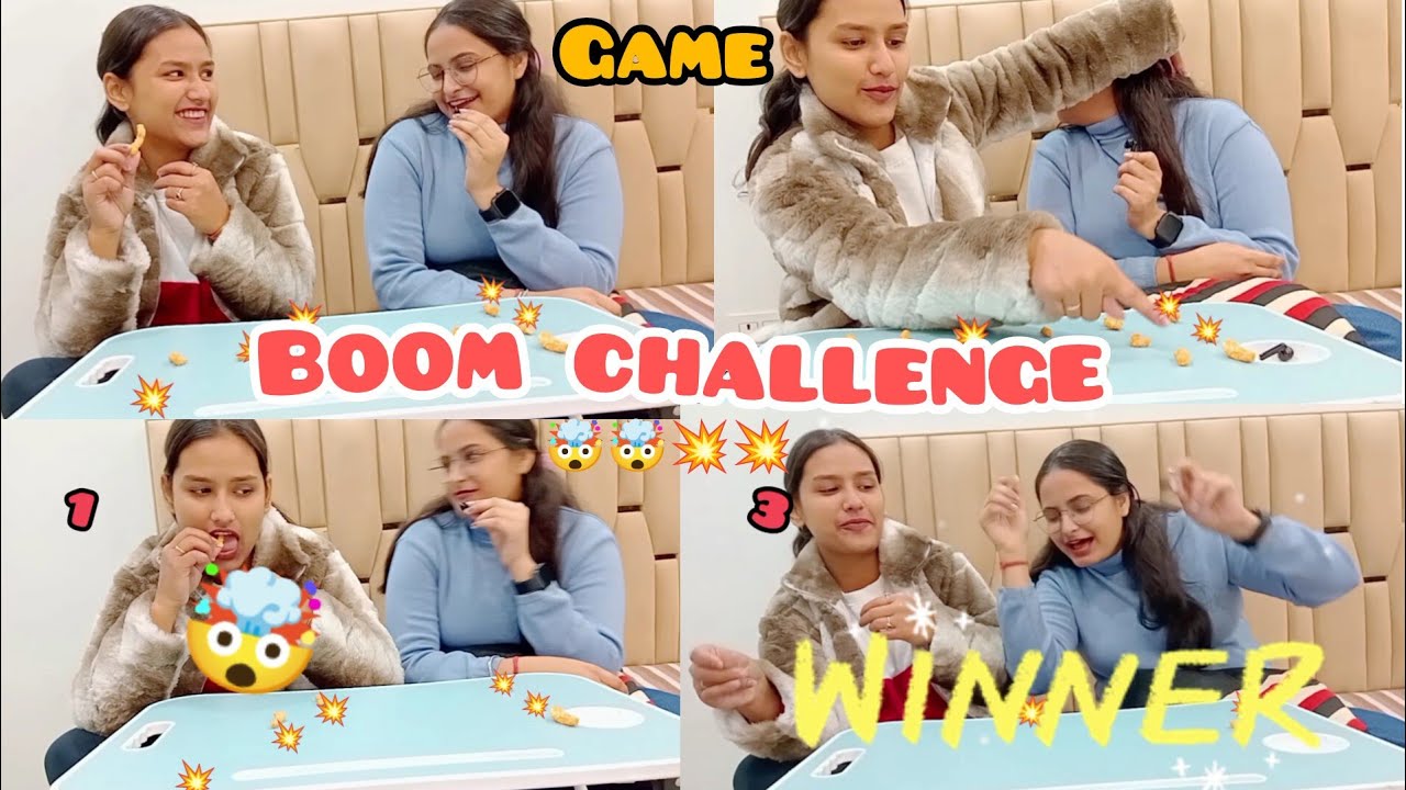 Challenge video Boom 💥🤯 game challenge #vlog #youtube #challenge #games #boom #friends #food #viral